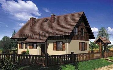 Проект дома из блоков 1255