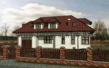 Проект дома из блоков 1289