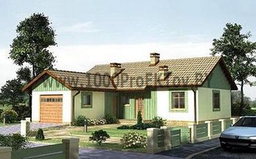 Проект дома из блоков 1265