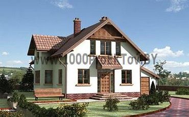 Проект дома из блоков 1354