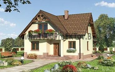 Проект дома из блоков 1347