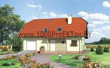 Проект дома из блоков 1366