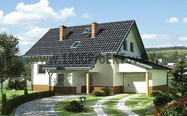 Проект дома из блоков 1176