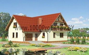 Проект дома из блоков 1453