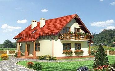 Проект дома из блоков 1186