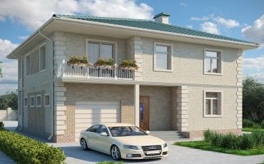 Проект дома из блоков 10-2014