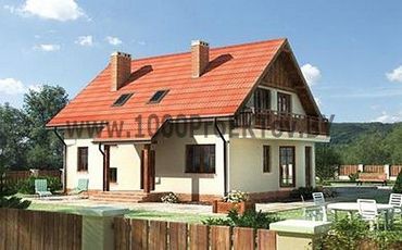 Проект дома из блоков 1466