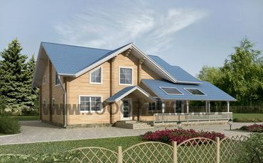 Проект деревянного дома 1070
