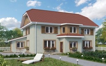 Проект дома из блоков 1797