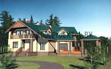 Проект дома из блоков 1171