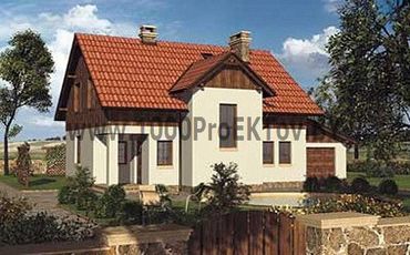 Проект дома из блоков 1201