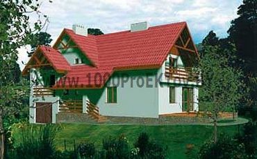 Проект дома из блоков 1290