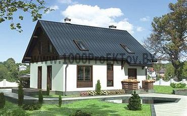 Проект дома из блоков 1474