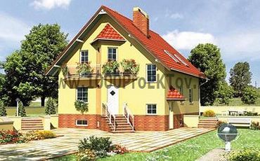 Проект дома из блоков 1188