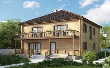 Проект деревянного дома 10-2028-2