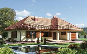 Проект дома из блоков 1264