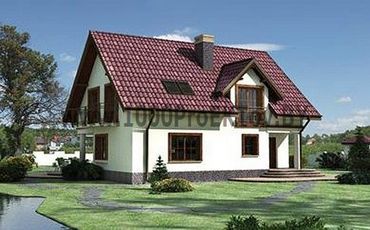 Проект дома из блоков 1464