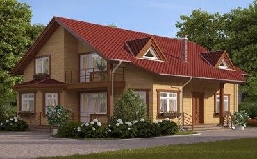 Проект деревянного дома 10-1601