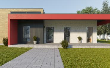 Проект каркасного дома 2-40-1