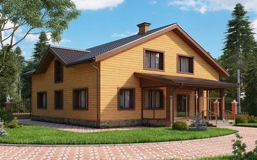 Проект деревянного дома 10-2159