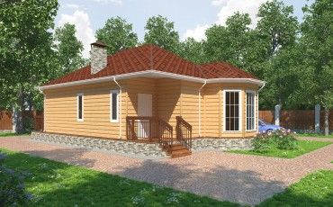 Проект каркасного дома 2-5