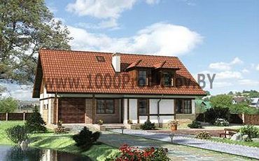 Проект дома из блоков 1230