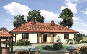 Проект дома из блоков 1212