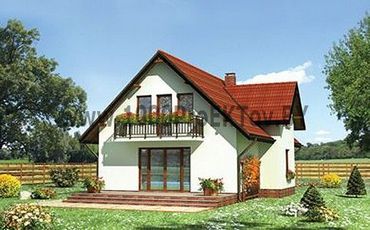 Проект дома из блоков 1276