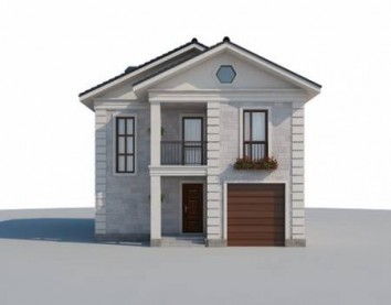 Проект дома из блоков 10-2079