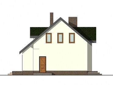 Проект дома из блоков м18