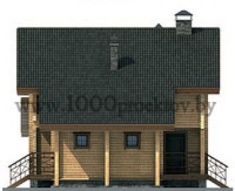 Проект деревянного дома 1021