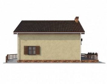 Проект дома из блоков 10-2087-2