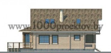 Проект деревянного дома 1034