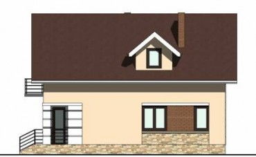 Проект дома из блоков 1184