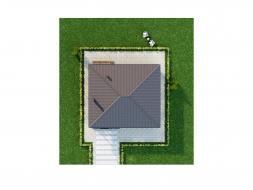 Проект каркасного дома 2-12