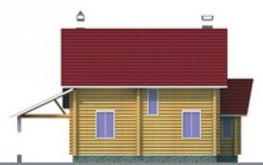 Проект деревянного дома 1040