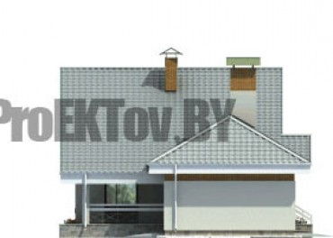 Проект дома из блоков 1129