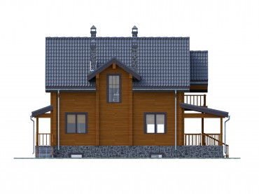 Проект деревянного дома 3-2