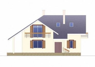 Проект дома из блоков 1431
