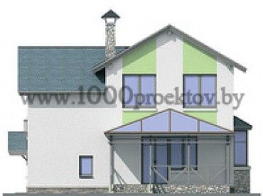 Проект дома из блоков 1088