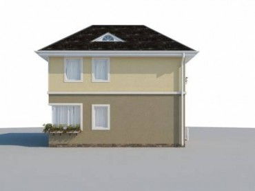 Проект дома из блоков 10-2086-2