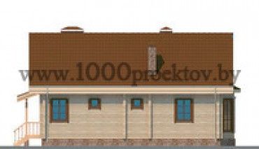 Проект деревянного дома 1041