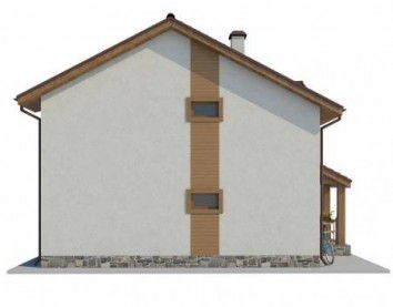 Проект дома из блоков 10-2048