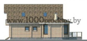 Проект деревянного дома 1034