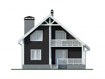 Проект каркасного дома 2-8