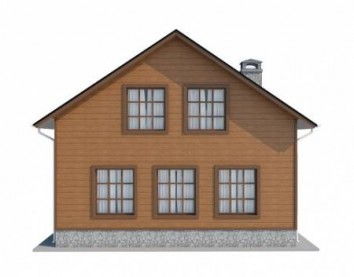 Проект деревянного дома 10-2132