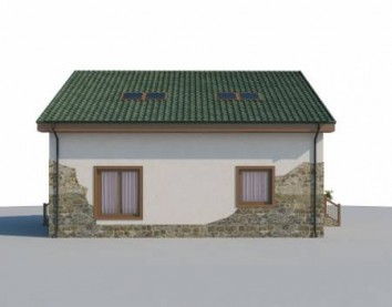 Проект дома из блоков 10-2060