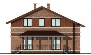 Проект дома из блоков 1207