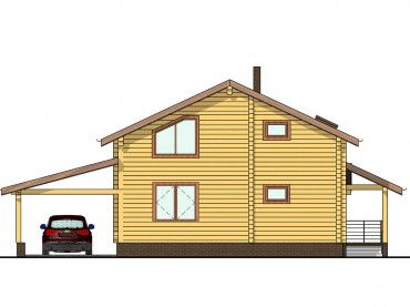 Проект деревянного дома 3-7