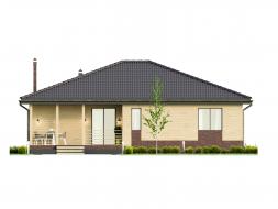 Проект каркасного дома 2-12